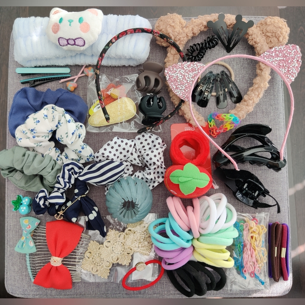 Hair Band and Hair Clips Bundle
